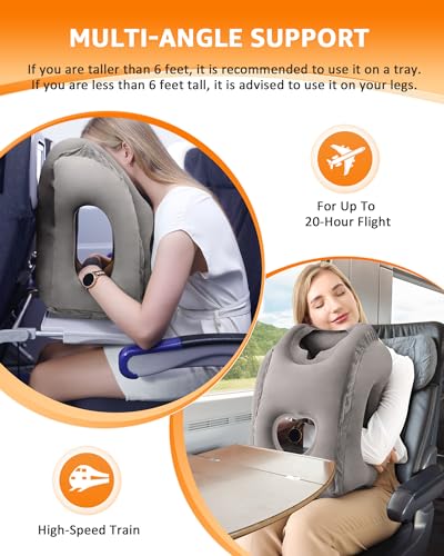 Inflatable Neck Pillow Used for Airplanes