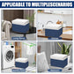 Large 42 Quarts Fabric Storage Bins with Lids [2