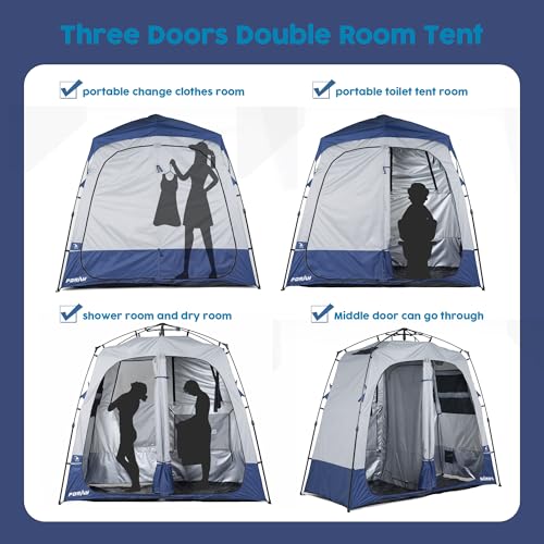 Portable Camping Shower Tent Deluxe Changing Room Easy Set Up Privacy Shelter