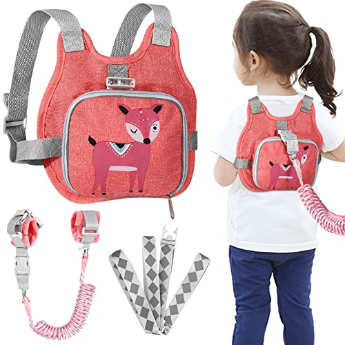 Toddler Harness Leash + Anti Lost Wrist Link