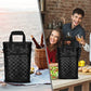 Two Bottle Wine Bag Carrier Insulated Leakproof Wine Tote