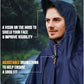 Hooded Rain Poncho for Adult Waterproof Lightweight Raincoat