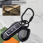 Key Chain Brass Key Rings 2 Pack Screw Lock Key Organizer with 4 Rings Carabiner Keychain Clip for Men and Women (2 Count)