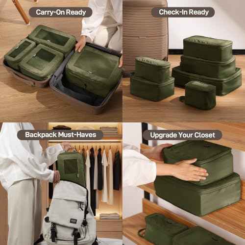 TripCozy Compression Packing Cubes