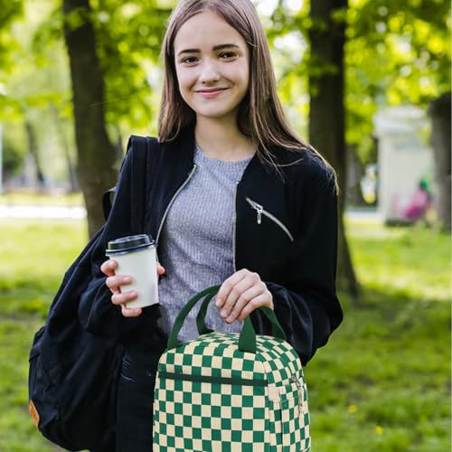 Lunch Box for Women men Insulated Cute Corduroy Lunch bag