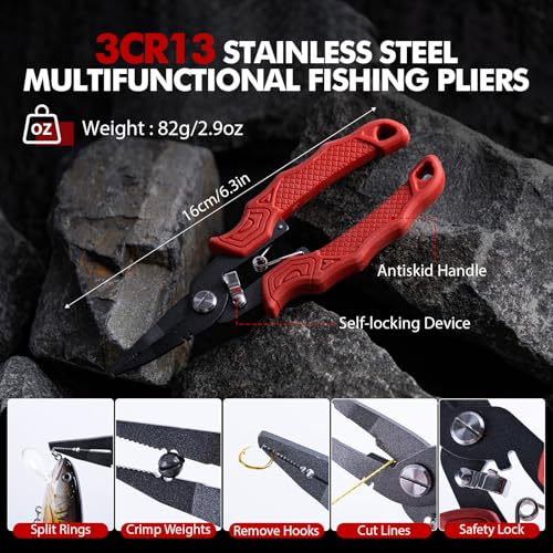 9PCS Fishing Tool Kit