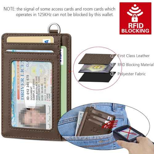 Slim Minimalist Wallet RFID Credit Card Holder for Men