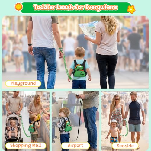 3 in 1 Toddler Harness Leash with Key Lock for Boys Girls