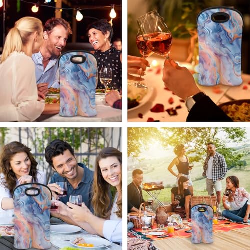 Wine Carrier Tote Personalized Bag for 2 Bottles