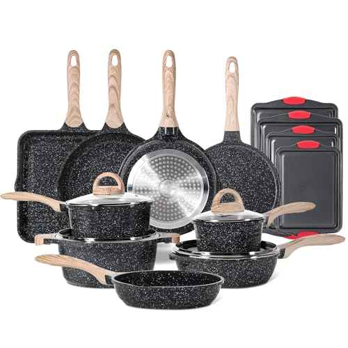 36Pcs Pots and Pans Set Non Stick
