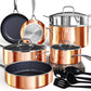 Deluxe DUXANO 14PC Healthy Pots and Pan With 9H Anti