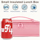 Small Insulated Lunch box Portable Soft Bag Mini Cooler Thermal Meal Tote Kit with Handle for Work & School