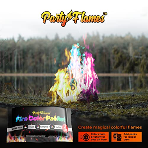 Magic Campfire Fire Color Changing Packets for Fire Pit (50 Count)