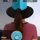 Ponytail Sun Hat for Women with UPF 50+ UV Protection
