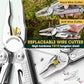 Multitool Pliers with Damascus Knife & Large Scissors