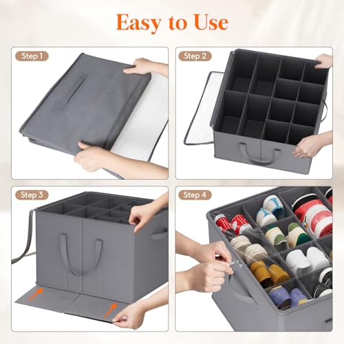 Shoe Storage Organizer for Closet (2 Count)