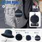 Water Resistant UPF 50+ Sun Bucket Hat Packable Brimmed for Women Men
