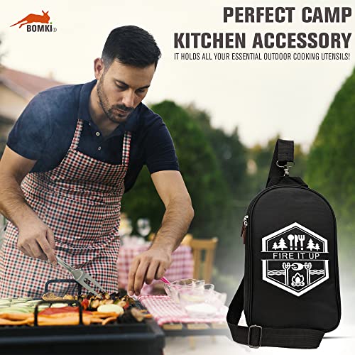 Grilling and Camping Cooking Utensils Set for The Outdoors BBQ