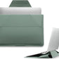 MOFT Laptop Carry Sleeve, 2-in-1 Laptop Bag & Stand for 14" MacBook Air/Pro & Dell/HP/Lenovo/Asus, Stylish Slim Computer Sleeve Bag with Expandable Storage for Computer Accessories, Seafoam
