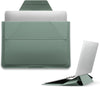 MOFT Laptop Carry Sleeve, 2-in-1 Laptop Bag & Stand for 14" MacBook Air/Pro & Dell/HP/Lenovo/Asus, Stylish Slim Computer Sleeve Bag with Expandable Storage for Computer Accessories, Seafoam