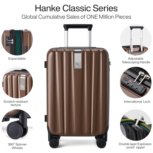 Expandable Hard Shell Luggage Sets (2 Count)