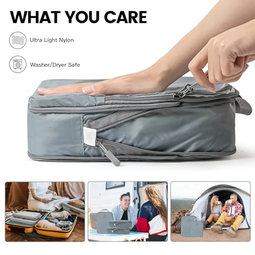 Lightweight Compression Packing Cubes for Suitcases (7 Count)