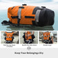 30/40/55L Waterproof Dry Backpack & Phone Case- X-Large Floating Dry Bag for Kayaking, Travel, Hiking, Fishing, Camping, Motorcycles & Beach, Heavy-Duty Roll Top Men/Women (Orange)