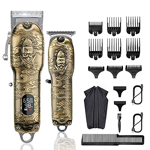 Mens Hair Clippers and Trimmers Set