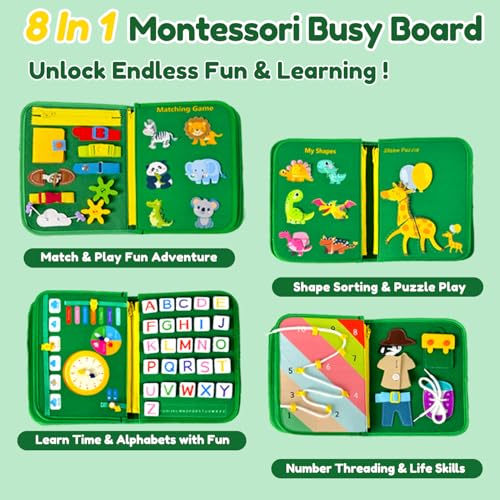 Toddler Busy Board Montessori Toys