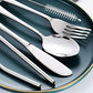 7 Piece Travel Utensils Set with Case and Straws (8 Count)