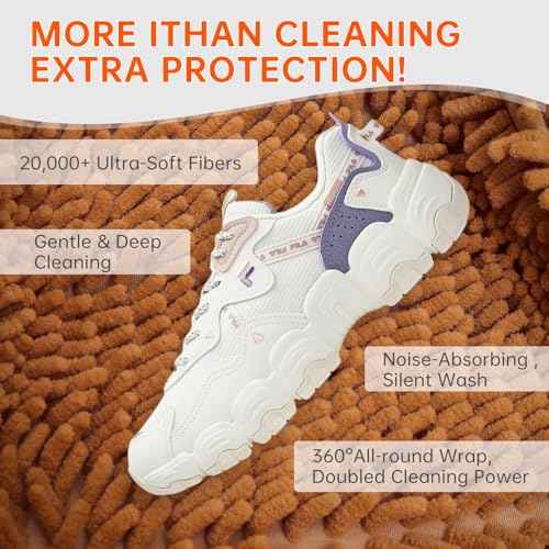 2PCS Chocolate Shoe Washing Machine Bags for All Shoe Types