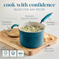 Cucina Ceramic Nonstick Cookware Pots and Pans Set