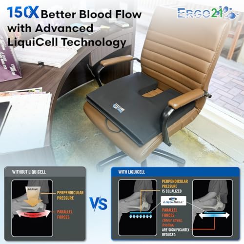 LiquiCell Coccyx Seat Cushion