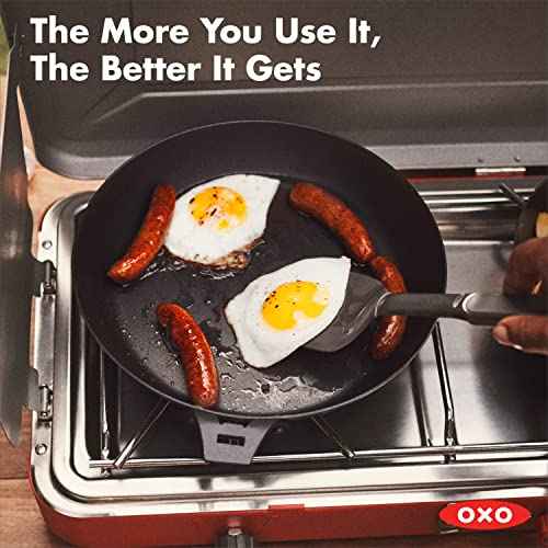 Outdoor Pre Seasoned Carbon Steel 8" Frying Pan Skillet