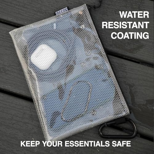 Air Production Large Clear Zipper Pouch (4 Count)
