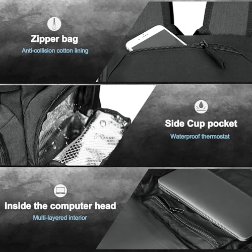 Large Basketball Backpack Sports Gym Bag with Ball Holder Ventilated Shoe Compartment Insulated Cooler Pockets Reflective Strips Fence Hook for Men Athletic Training