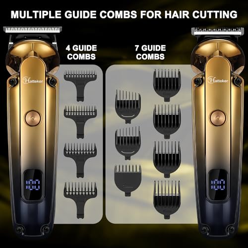 Men's Beard Trimmer Kit Electric Razor Shaver Professional Hair Clipper with Zero Gapped T