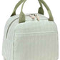 Lunch Bag for Women Men Cute Corduroy Lunch Tote Bags Reusable Insulated Lunch Box Large Capacity Reusable Insulated Cooler for Work Picnic or Travel