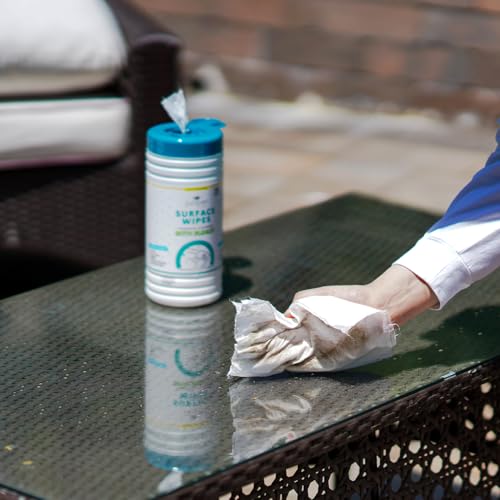 4 Pack Surface Cleaning Wipes with Bleach (300 Count)