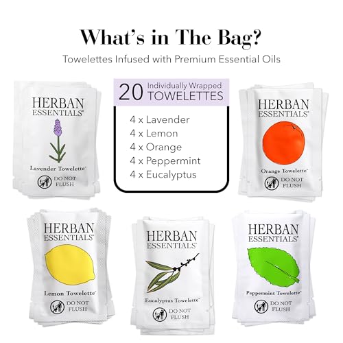 Natural Wipes & Towelettes (20 Count)