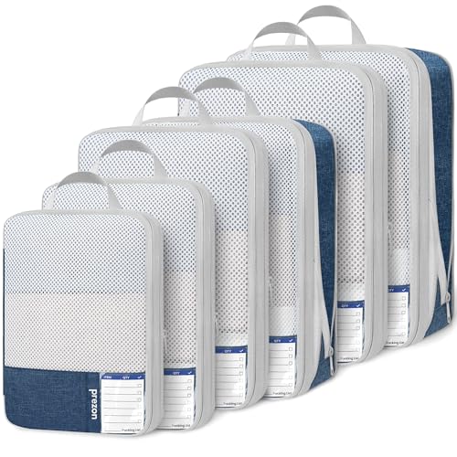 Compression Packing Cubes for Travel (6 Count)
