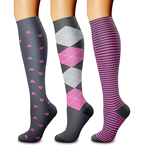 Compression Socks for Women & Men Circulation (3 Count)