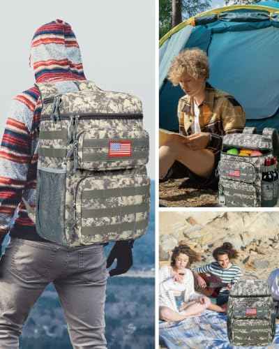 Tactical Backpack Cooler for Men (38 Count)