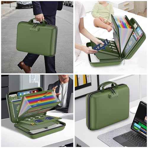Fireproof File Organizer with Lock