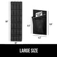 GORILLA GRIP Over the Door Shoe Organizer, 2 Pack, 24 Breathable Mesh Pockets, Space Saving Hanging Storage Holder, Closet Rack Hanger Holds Up to 40 lbs, Hangs on Closets, Shoes, Accessories, Black