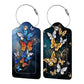 2 Pack Butterflies Luggage Tags for Suitcases (2 Count)