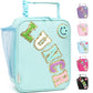 Lunch box Insulated Soft Bag Mini Cooler Back to School Thermal Meal Tote Kit With Buckle and Mesh Side Pocket for Girls