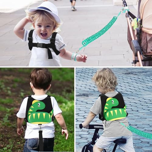 Toddler Harness Leash + Anti Lost Wrist Link