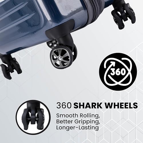 Rails Expandable Hardside Upright Suitcase with 360° Spinner Wheels
