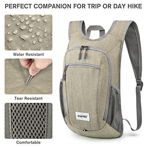 10 15L Small Rucksack Foldable Backpack Lightweight Packable Daypack Travel Outdoor Hiking Shoulder Bag